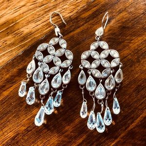 Vintage Crystal Chandler Earrings